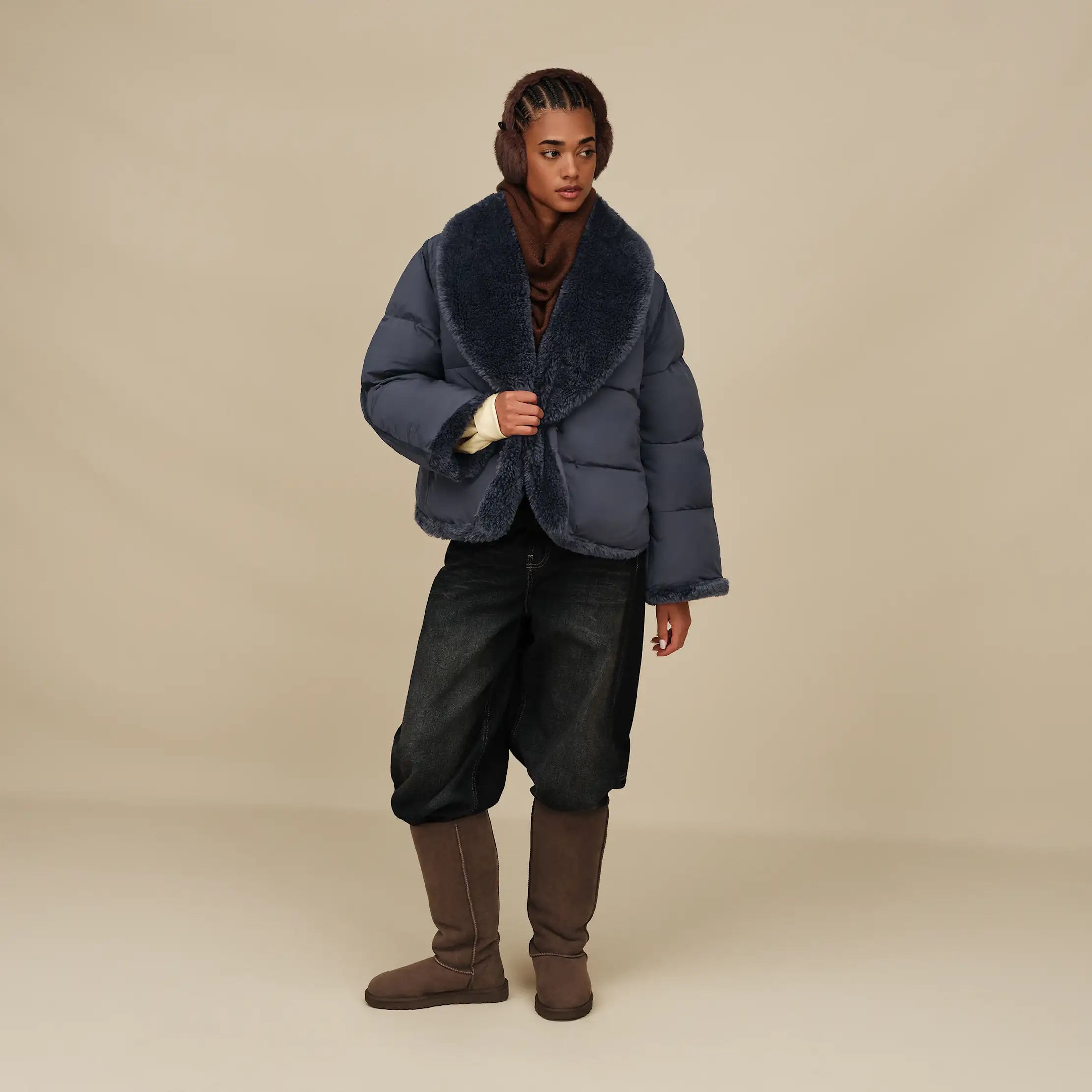 Women's Wylda Puffer Jacket - EVE BLUE