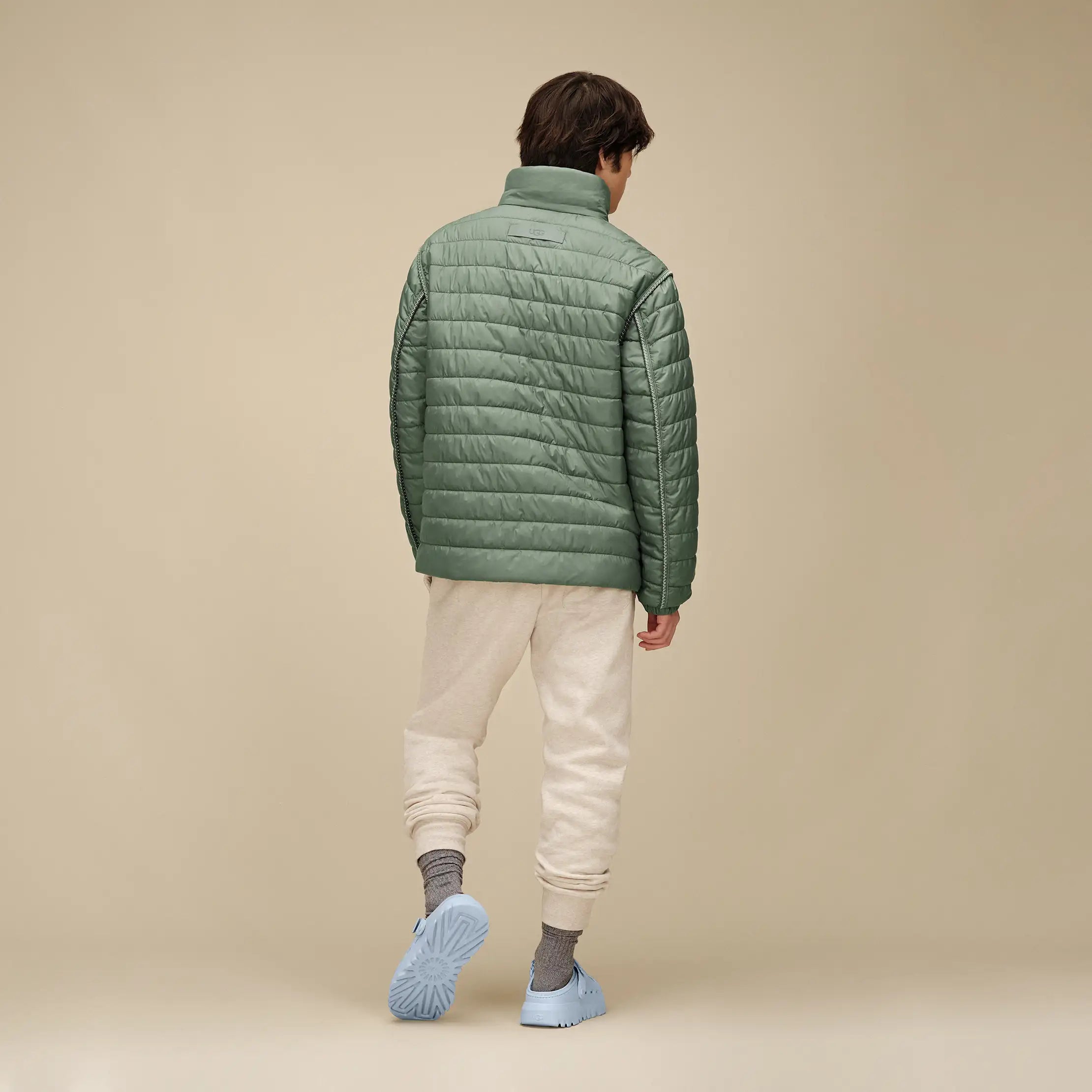 Men's Dray UGGbraid Zip Jacket - GREEN STONE