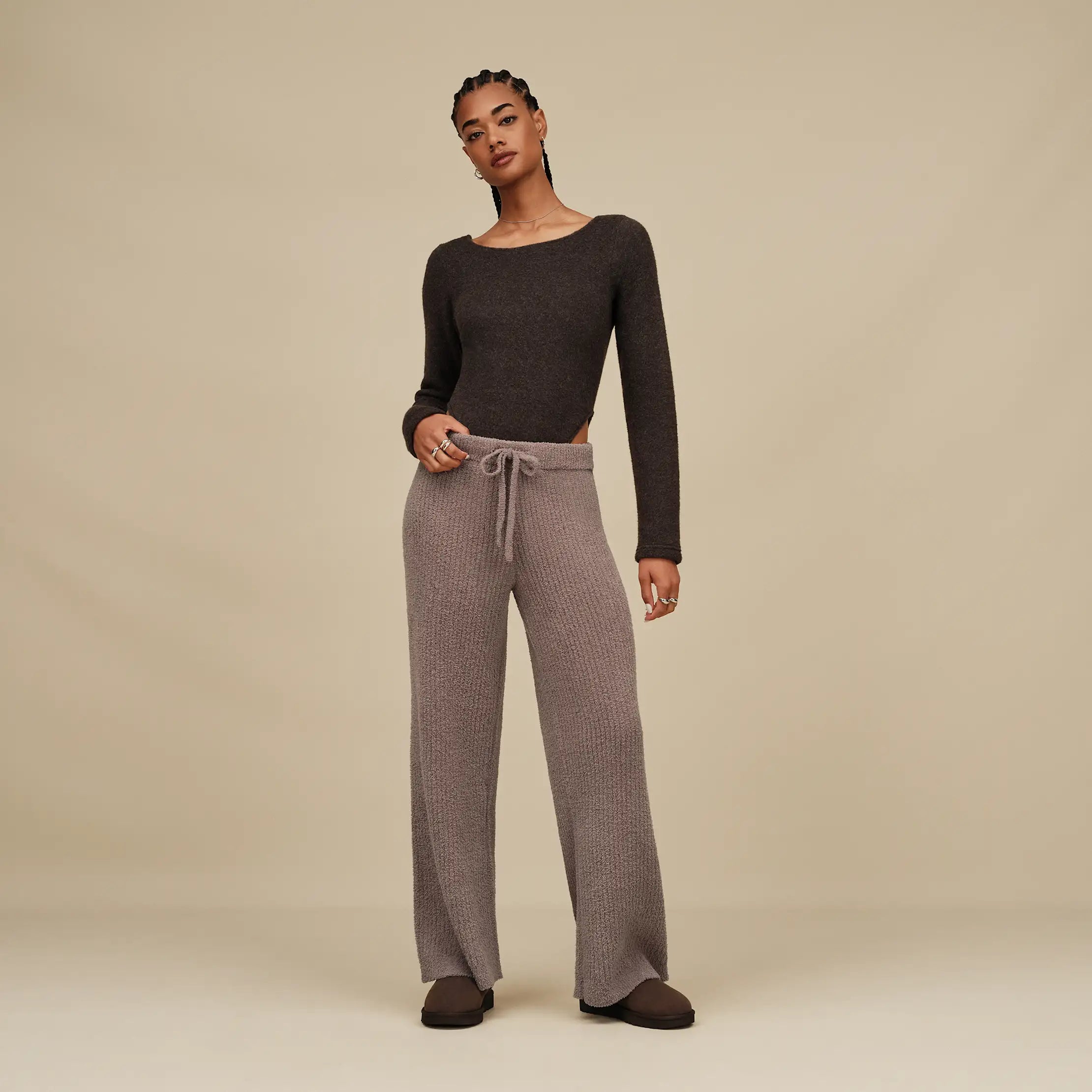 Women's Couria Straight-Leg Rib Pant - ALLSPICE