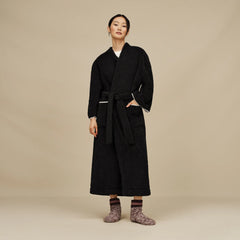 Women's Linet Robe - BLACK