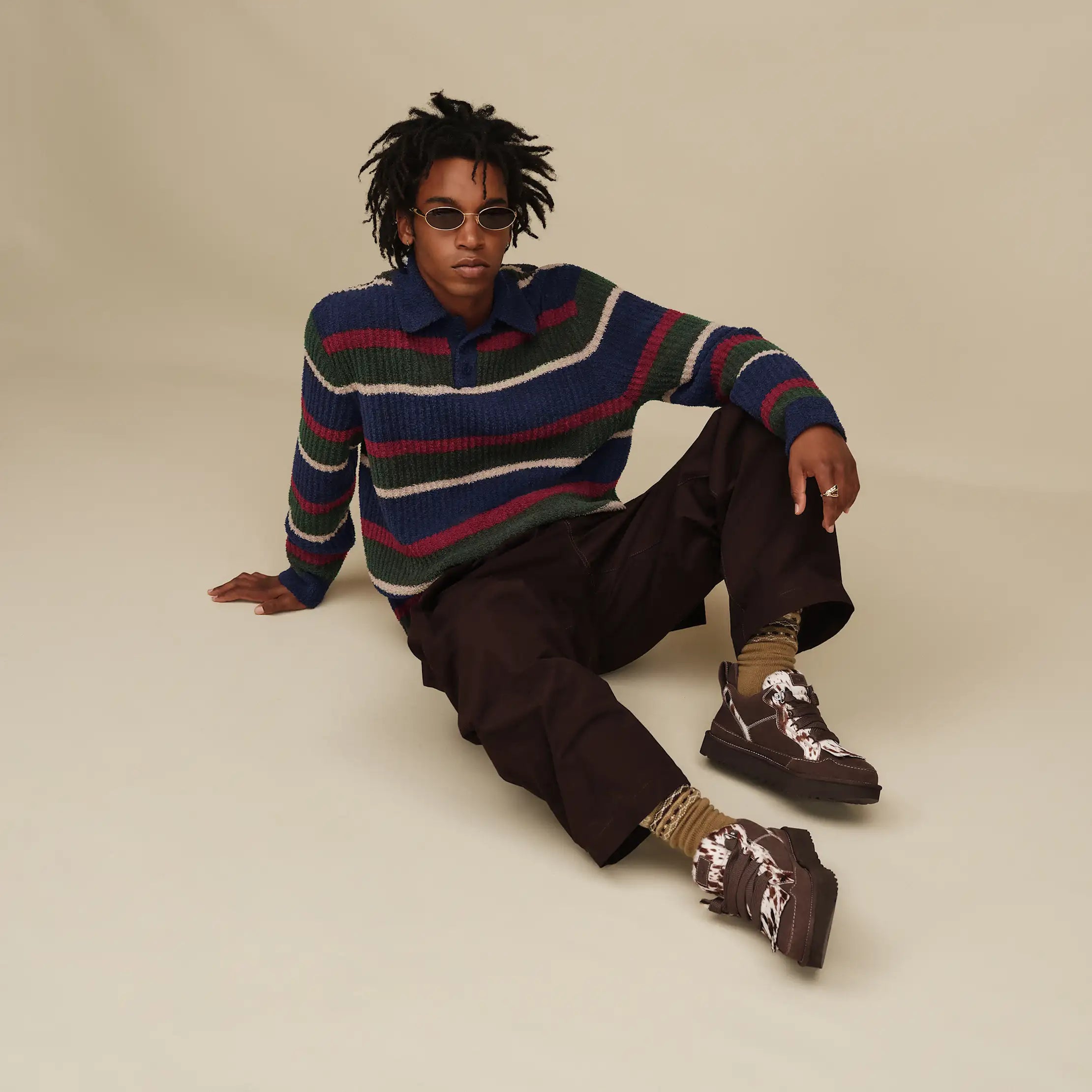 Men's Lendon Rugby Top - MARINER STRIPE