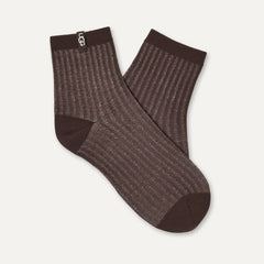 Women's Plora Shimmer Quarter - BURNT CEDAR