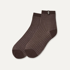 Women's Plora Shimmer Quarter - BURNT CEDAR
