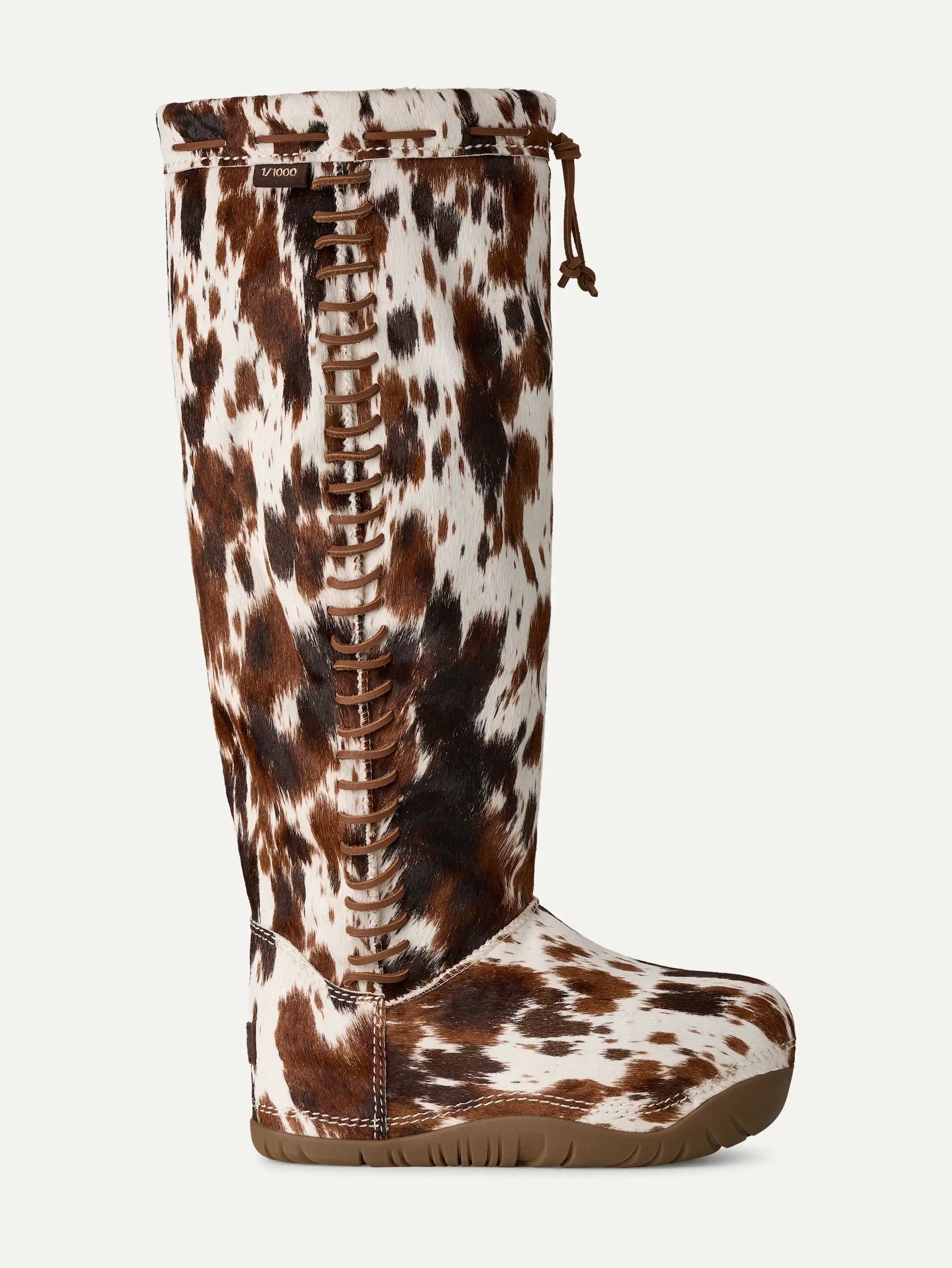 Women's Bucked Tall Boot - BROWN MULTI