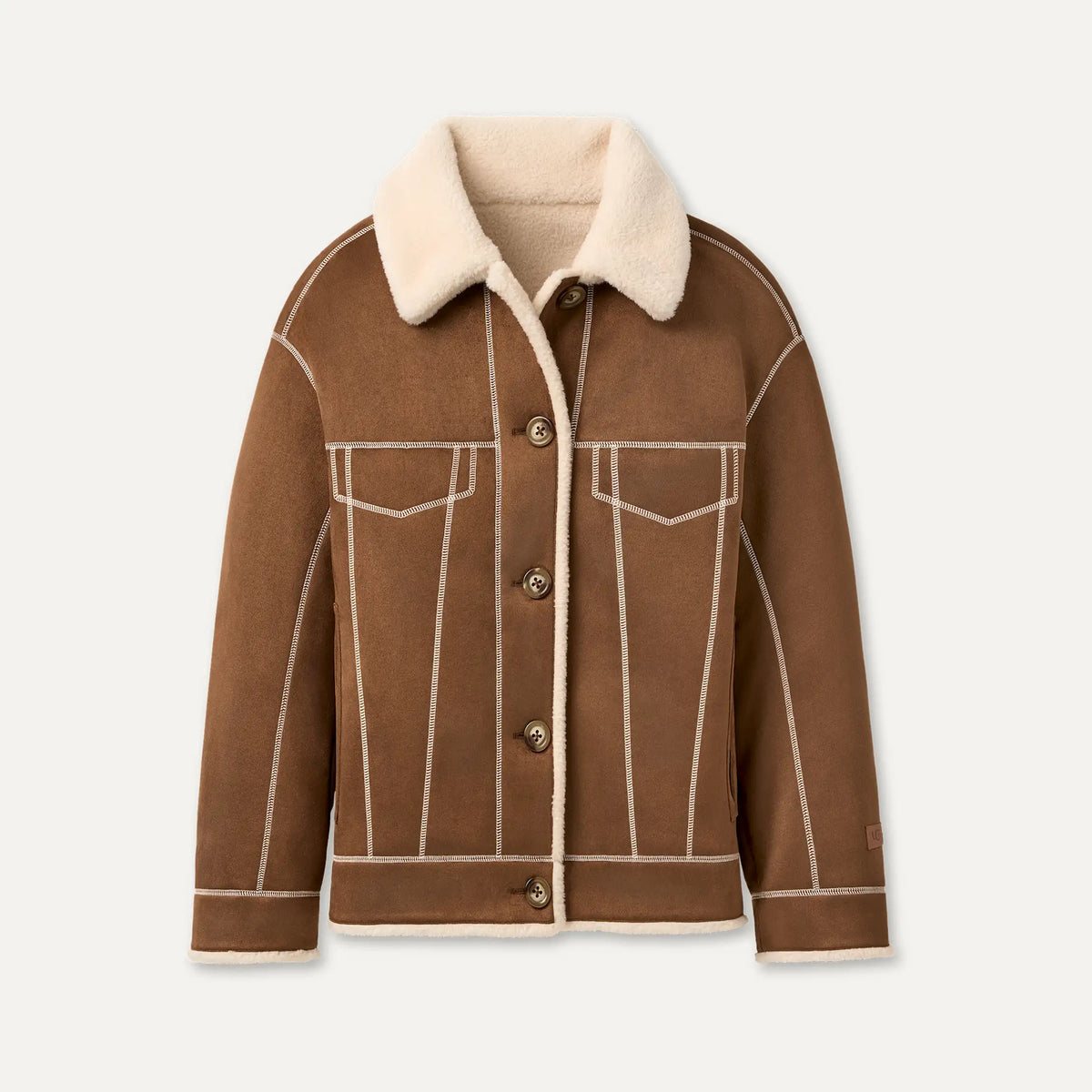 Women's Frankie Reversible Trucker - DARK CHESTNUT / CREAM