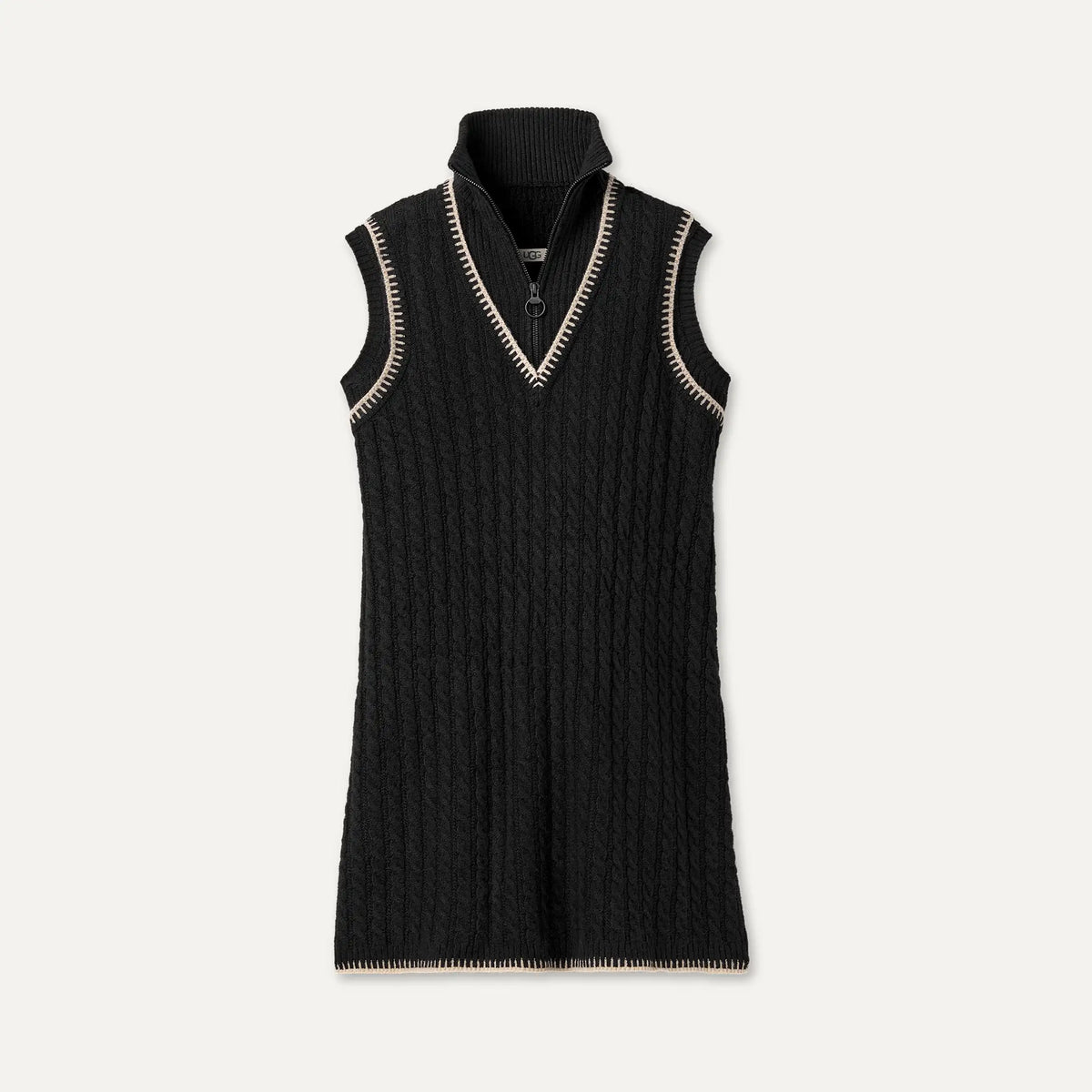 Women's Rylynn Quarter-Zip Dress - BLACK