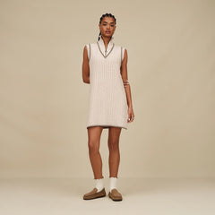 Women's Rylynn Quarter-Zip Dress - OATMEAL HEATHER