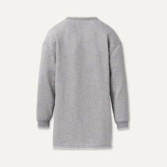 Women's Classic Tulip Mini Dress - GREY HEATHER