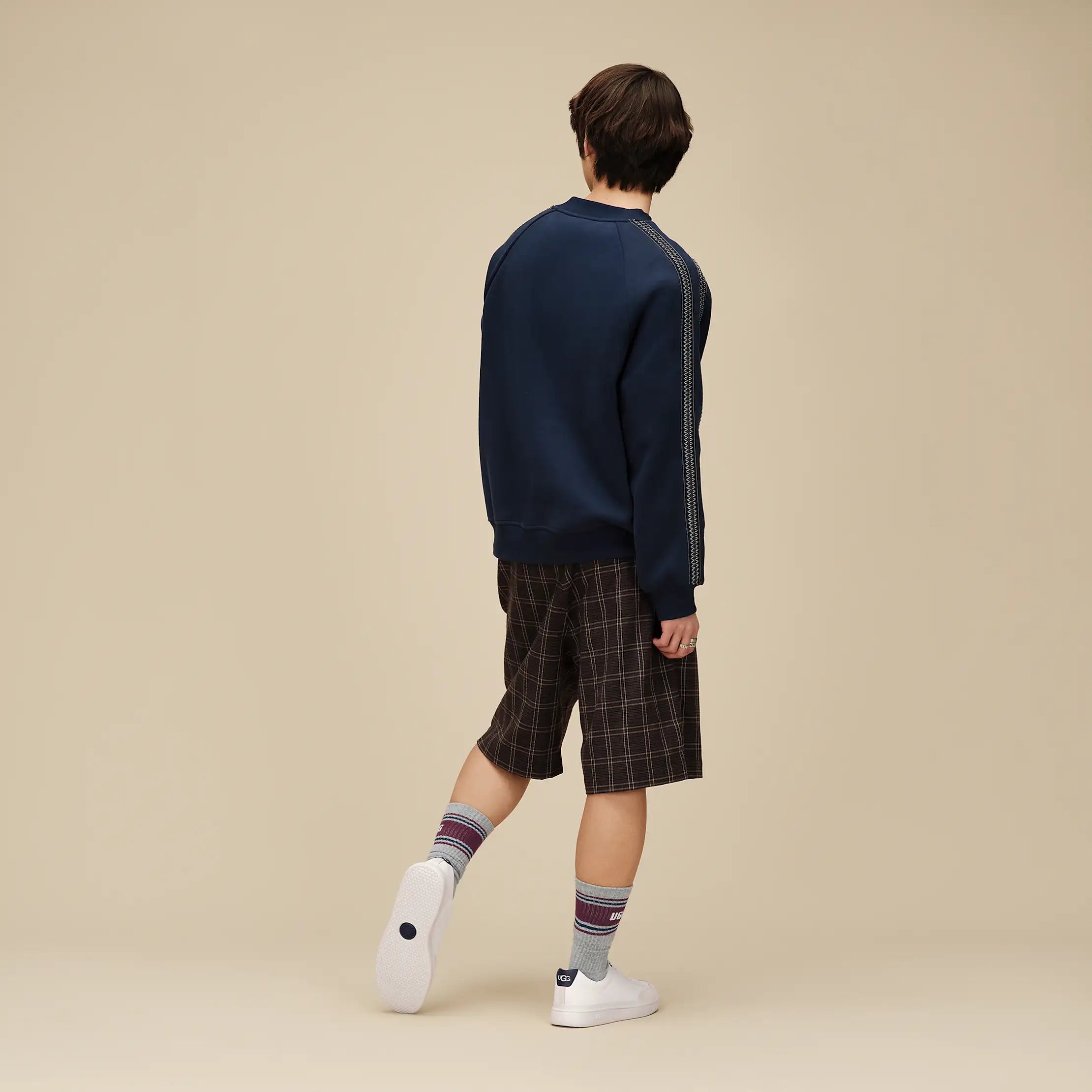 Men's Josias Varsity Crew 2 Pack - WILD GRAPE / GREEN STONE