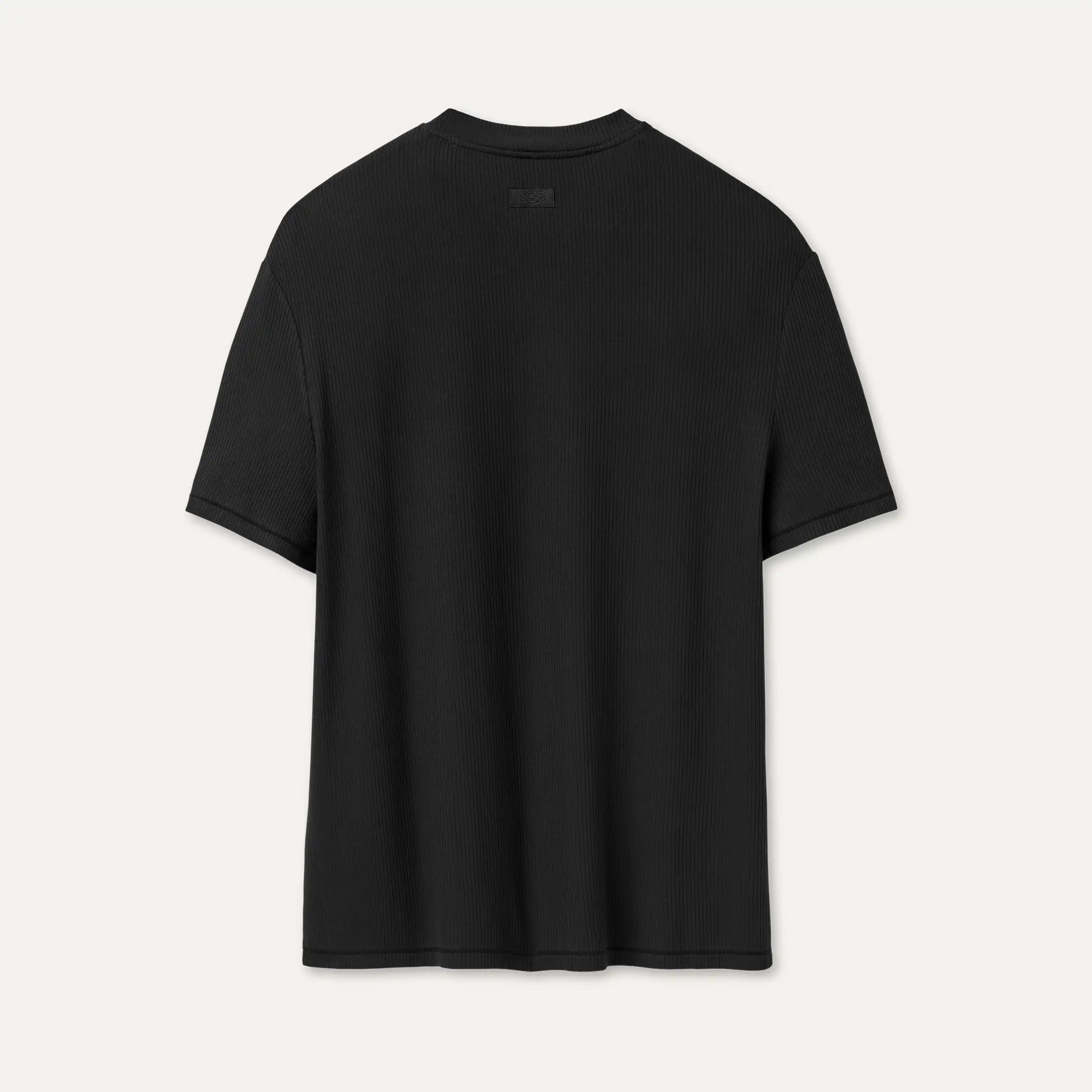 Women's Amarys Relaxed Rib Tee - BLACK