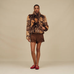 Women's Tesie Toggle Jacket - BURNT CEDAR MULTI