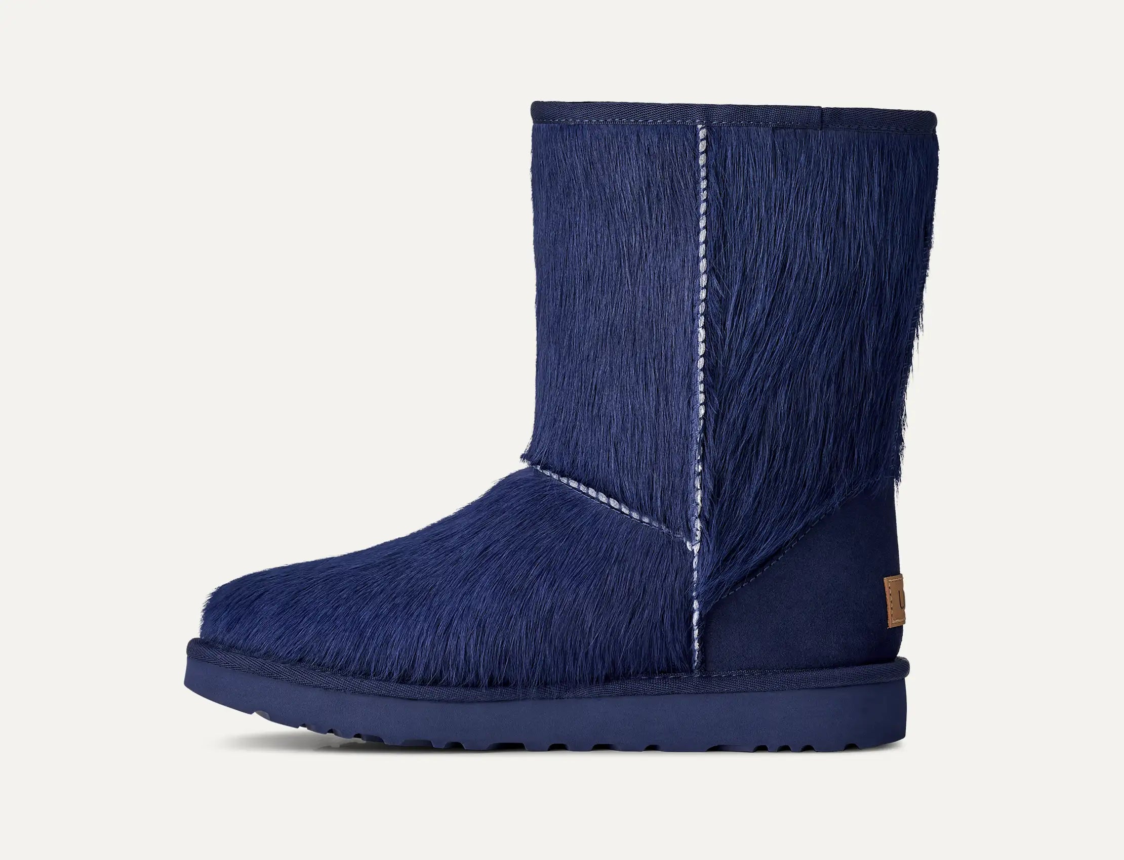 Women's Classic Short Calf Hair - HIGH-VOLTAGE BLUE