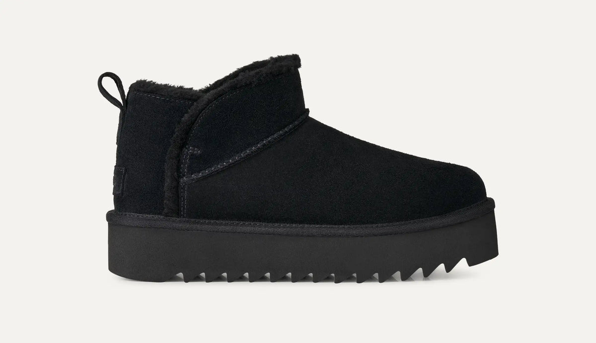 Women's Ultra Mini Aiyanna Platform - BLACK