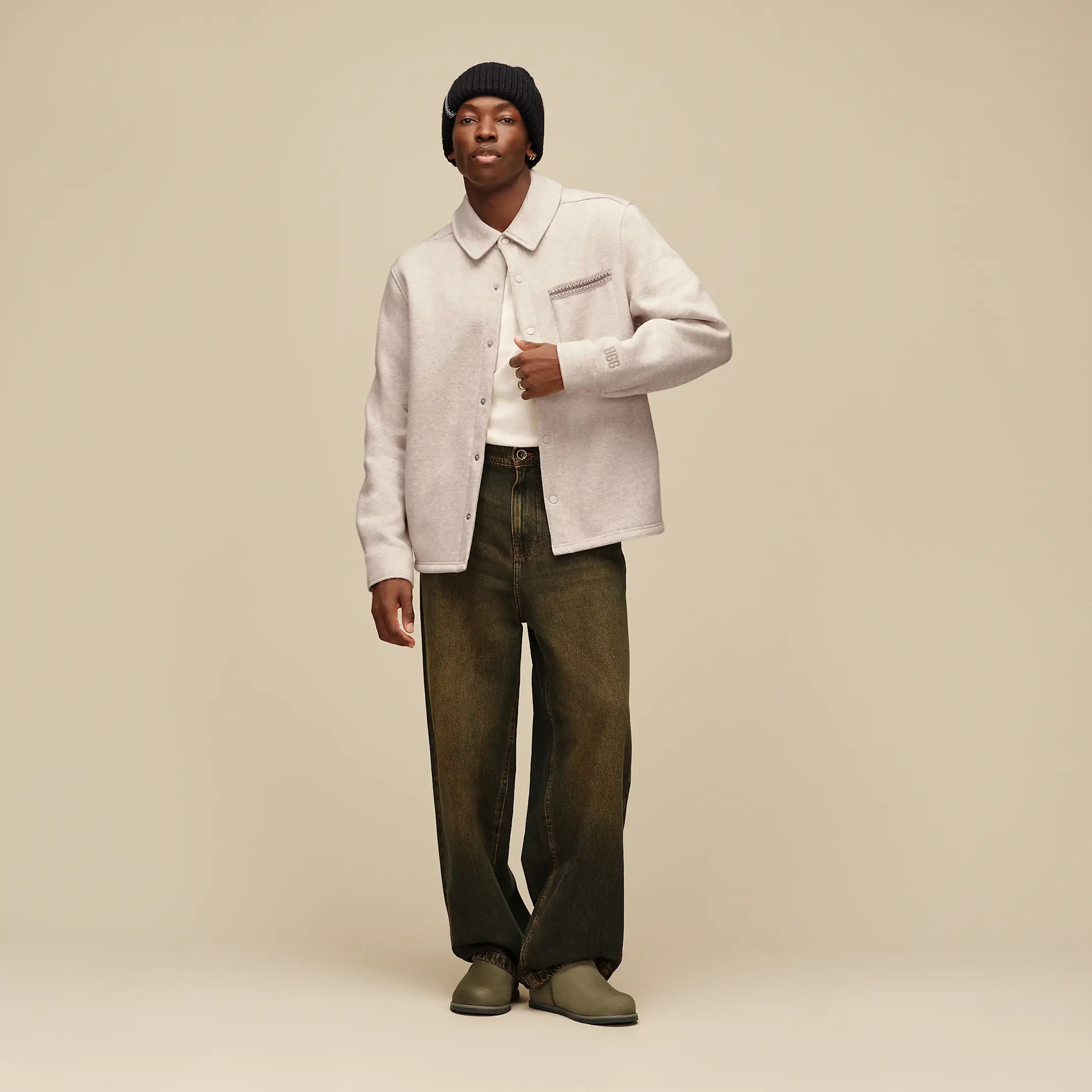 Men's Tasman Shirt Jacket - CARIBOU HEATHER