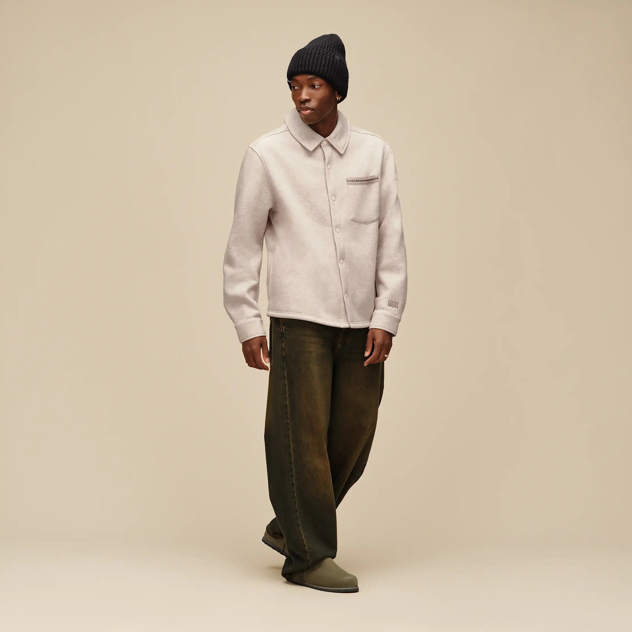 Men's Tasman Shirt Jacket - CARIBOU HEATHER