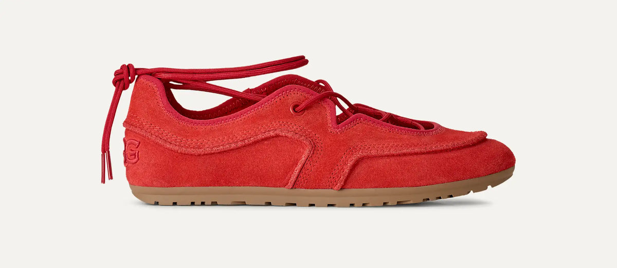 Women's Quill Ballet Sneaker - RED PEPPER