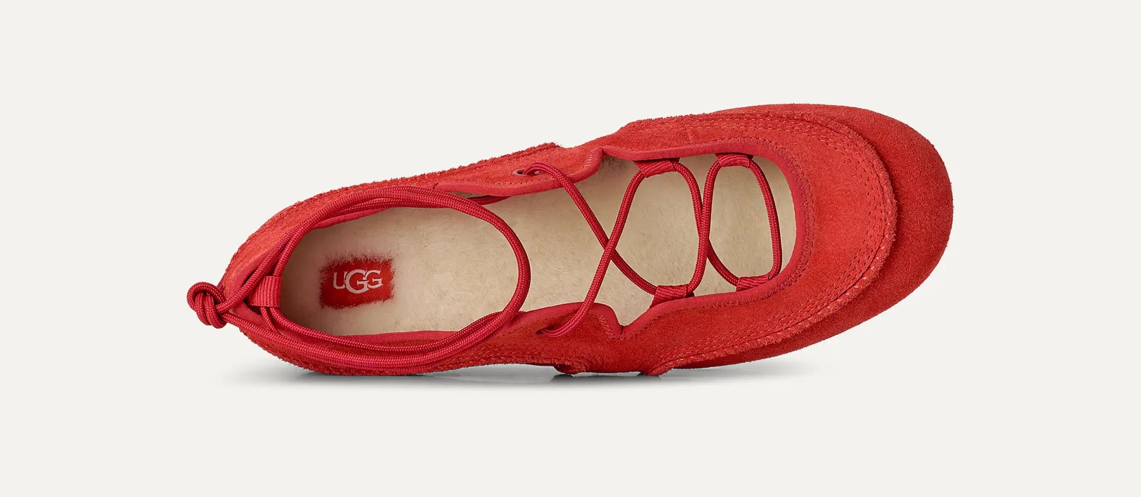 Women's Quill Ballet Sneaker - RED PEPPER