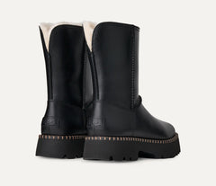 Women's Uptowner Short Boot - BLACK LEATHER