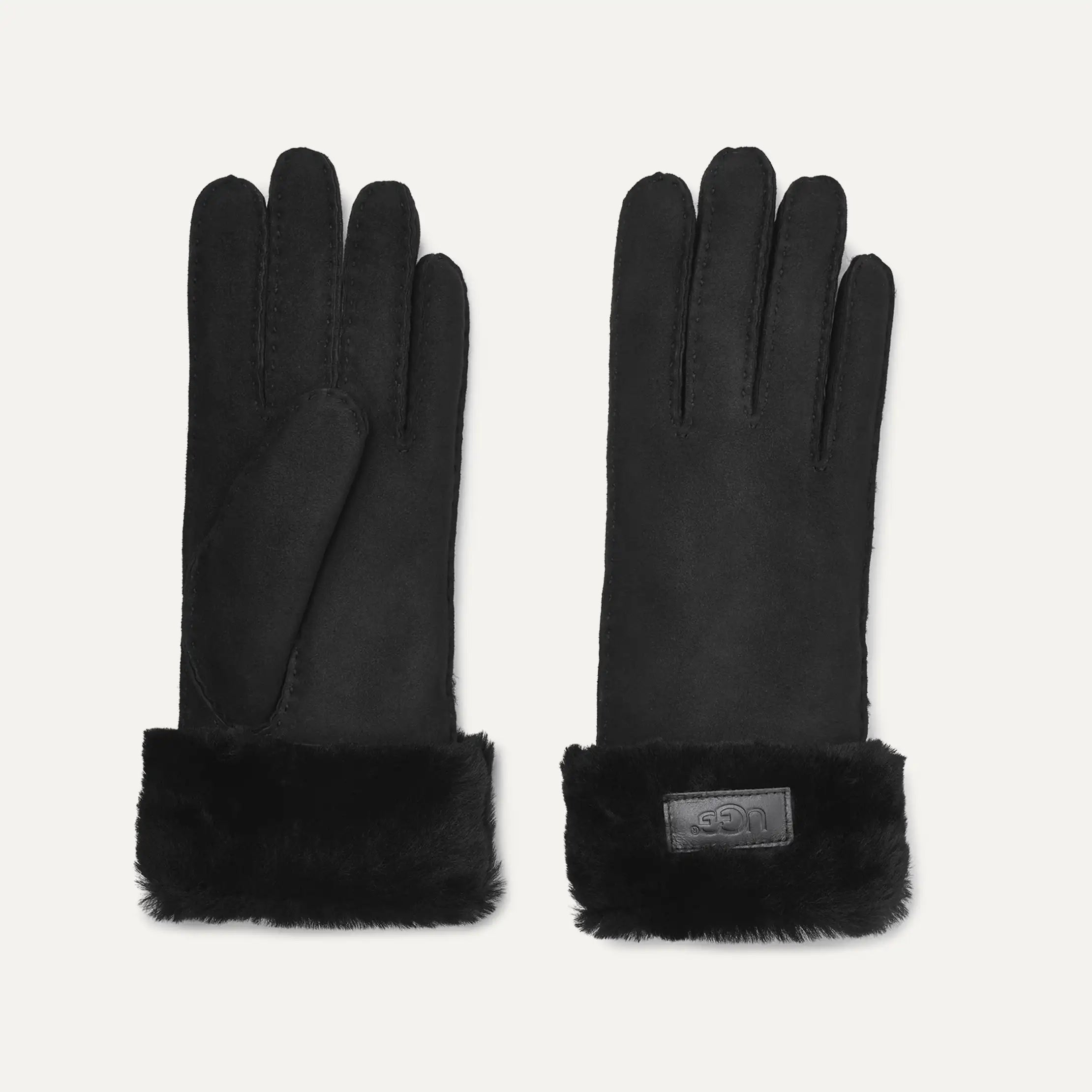 Women's Turn Cuff Glove - BLACK