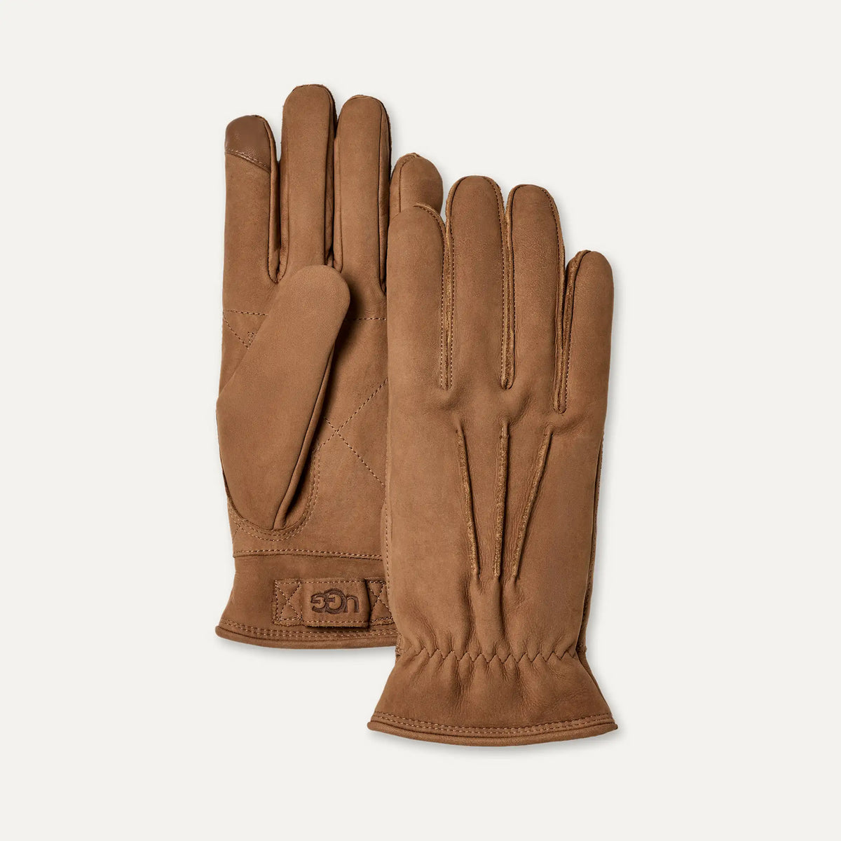 Men's 3 Point Leather Glove - CHESTNUT