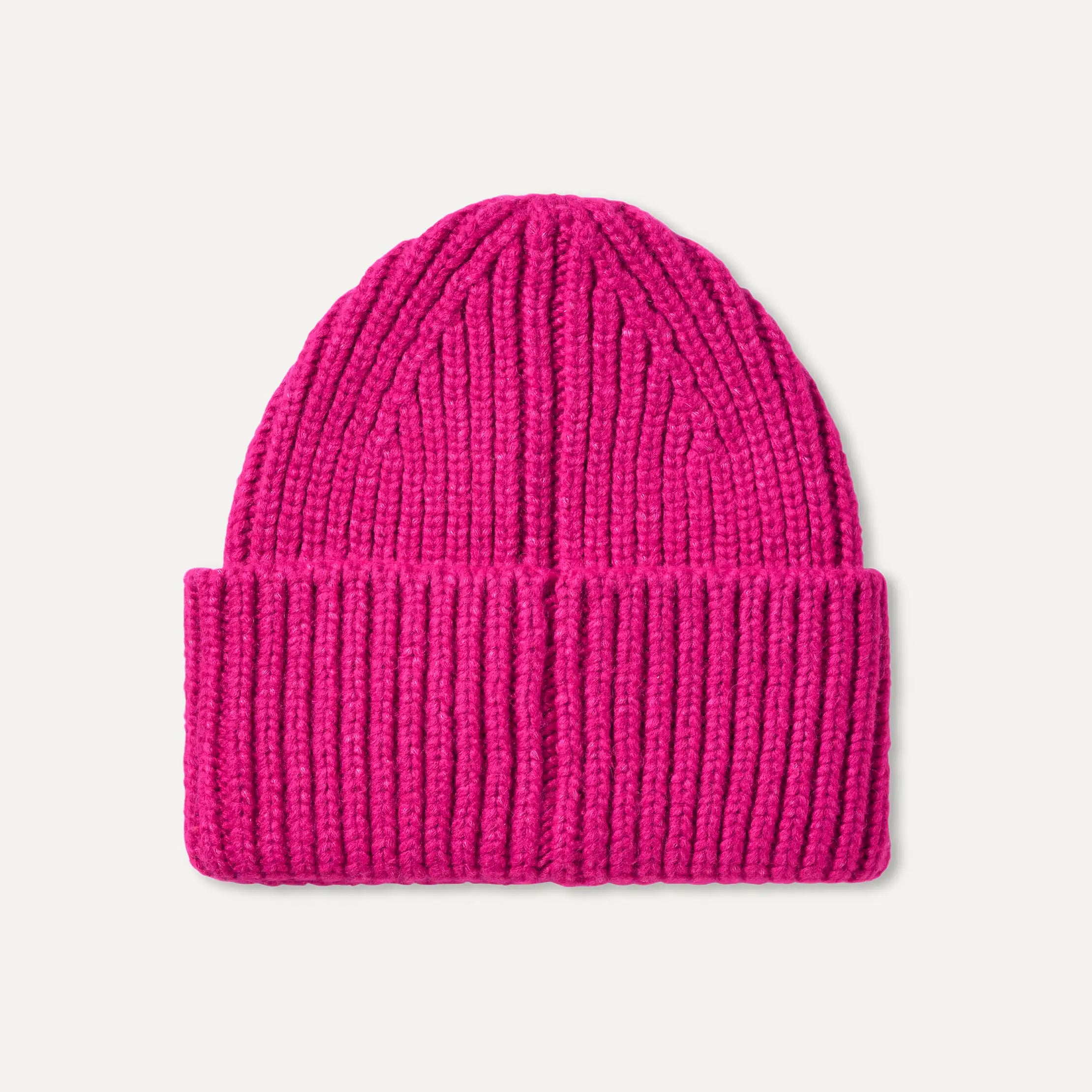 Women's Chunky Rib Beanie - VELVET RIBBON