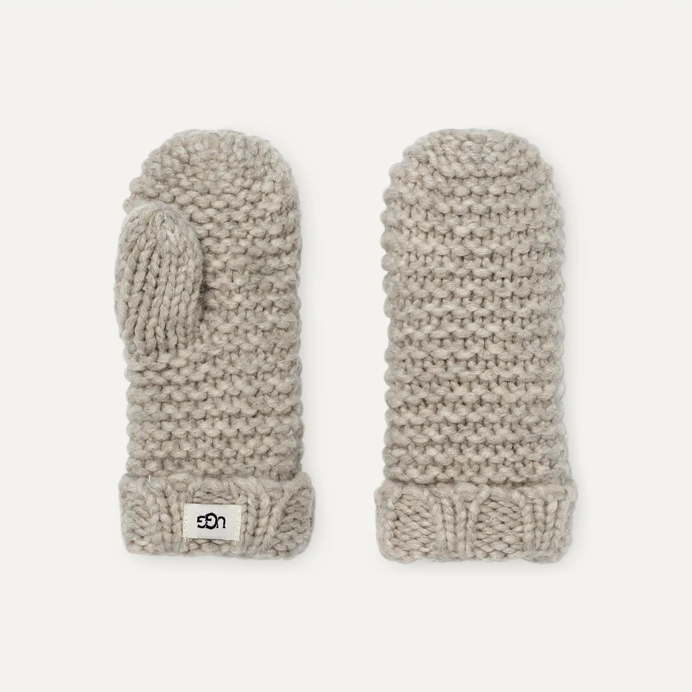 Toddlers / Big Kids' Knit Mitten & Hat Set - LIGHT GREY