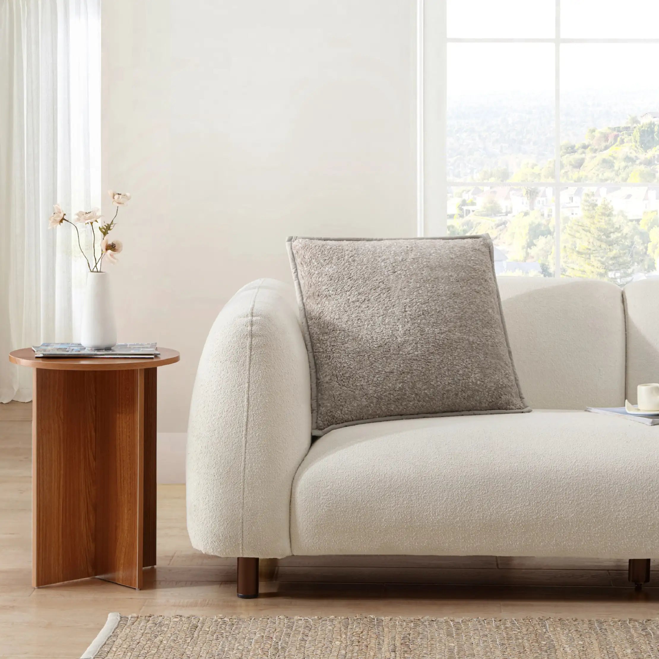 Home Classic UGGfluff Pillow 2 Pack - FAWN