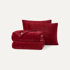 Home Coco Quilt Set King - COFFEE BERRY