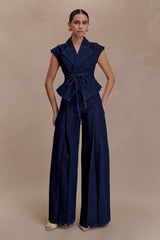 Beatrix High Rise Denim Jeans -  Indigo Blue