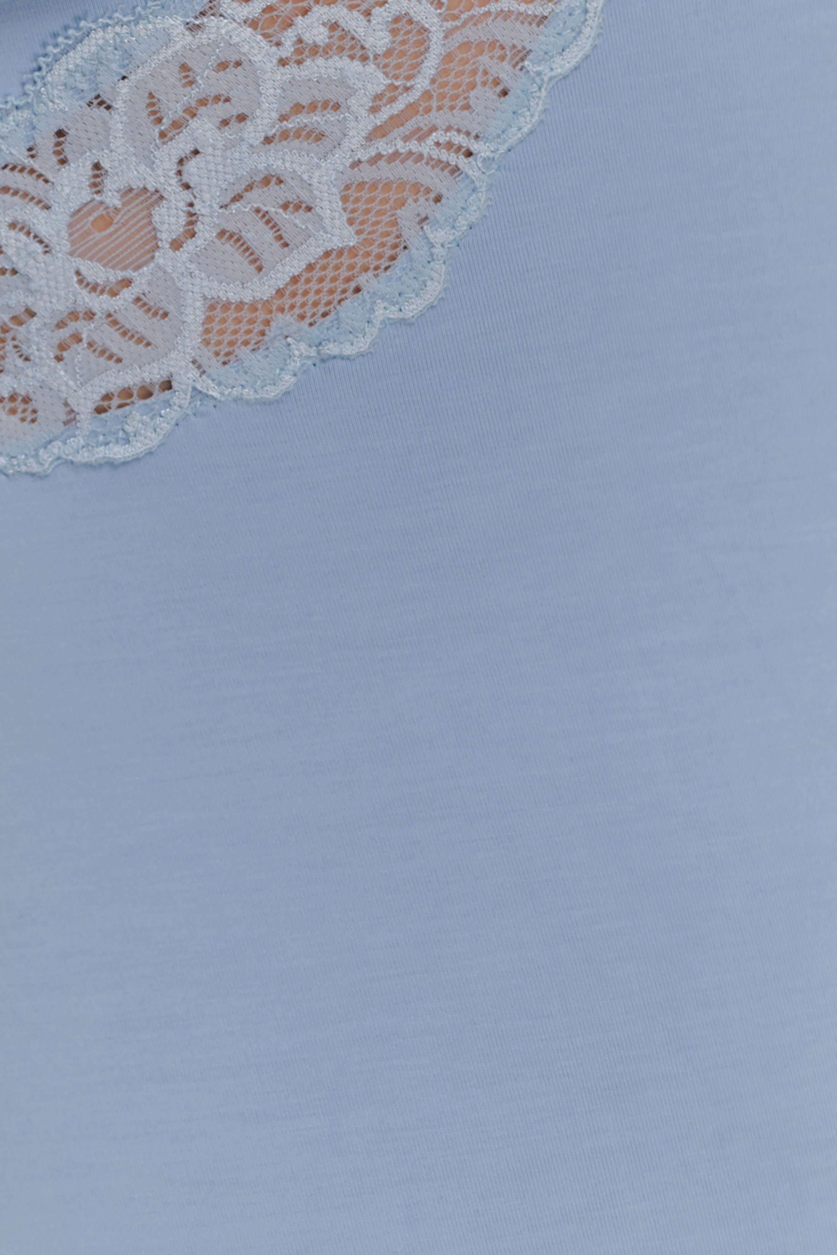 Electra Slinky Lace Mini Dress - Pale Blue