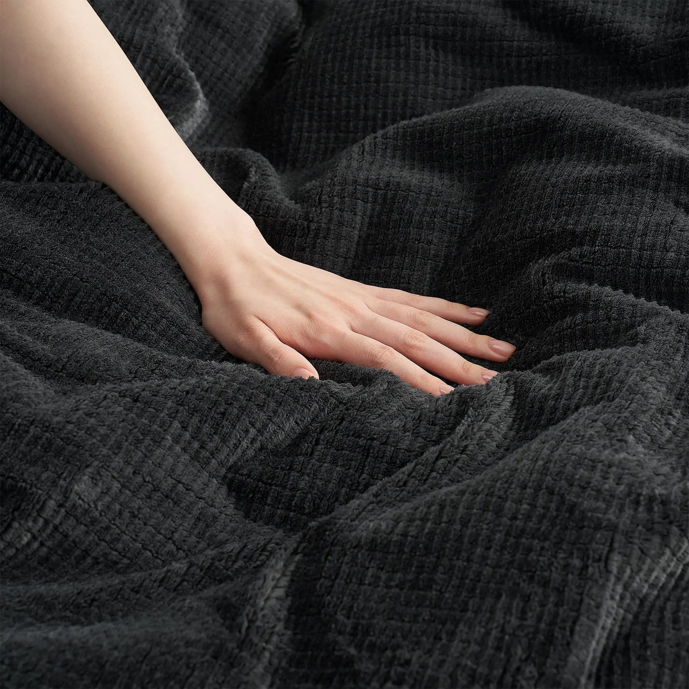 Home Brody Comforter Set King - CHARCOAL