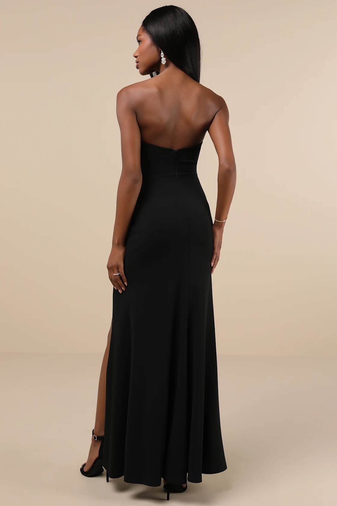 Spellbinding Allure Blue Bustier Strapless Mermaid Maxi Dress
