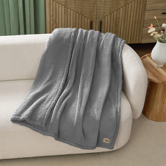 Home Cynthia Throw 50" x 70" - SEAL GREY