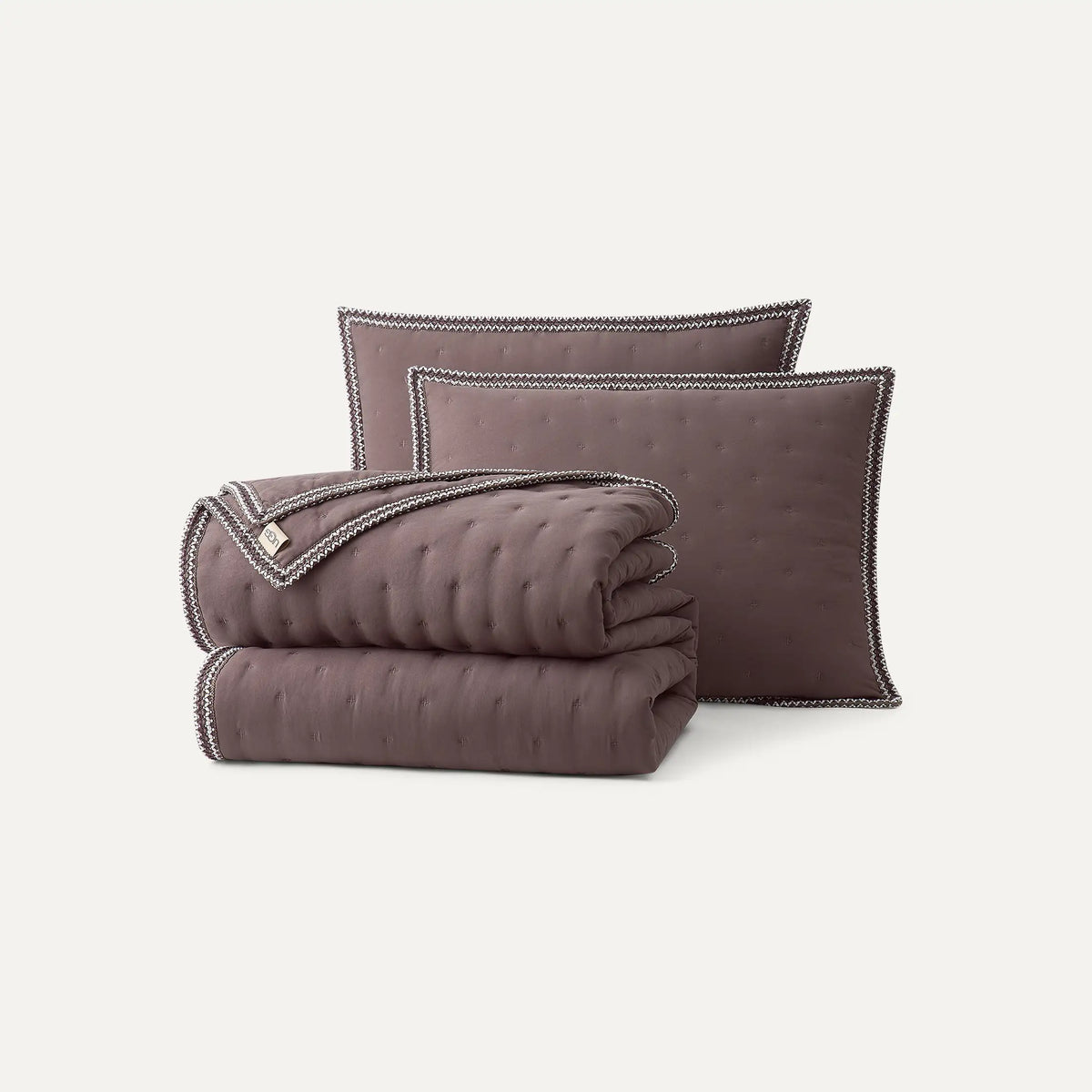 Home Devon UGGbraid Quilt Set T/TXL - BURNT CEDAR