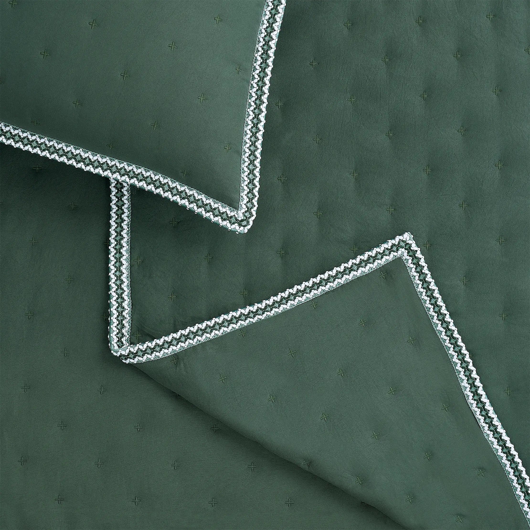 Home Devon UGGbraid Quilt Set F/Q - ARUGULA