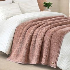 Home Classic UGGfluff Throw 50" x 70" - ROSEWOOD
