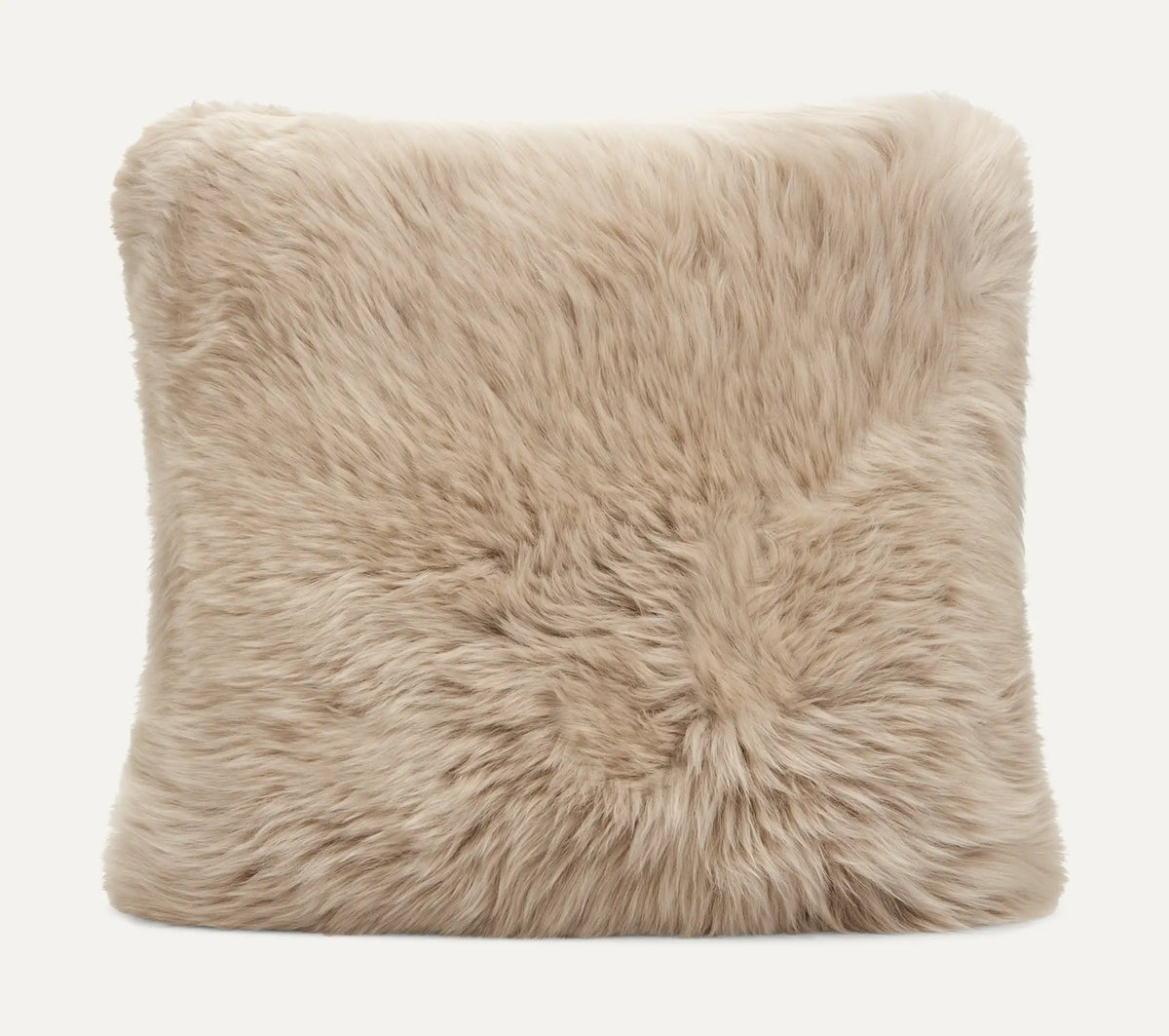 Home Sheepskin Pillow - SAND