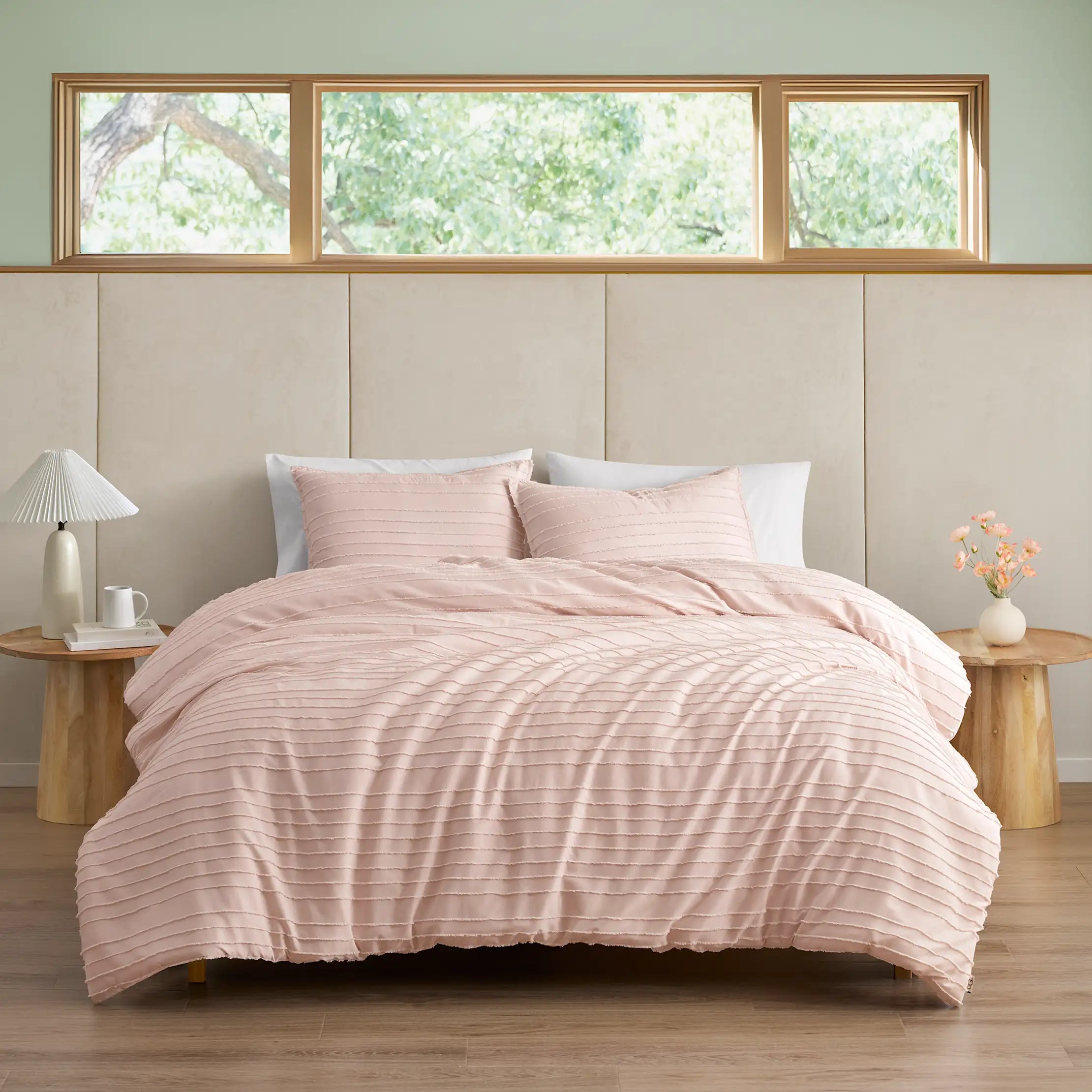 Home Devon Texture Comf Set King - HIMALAYAN SALT