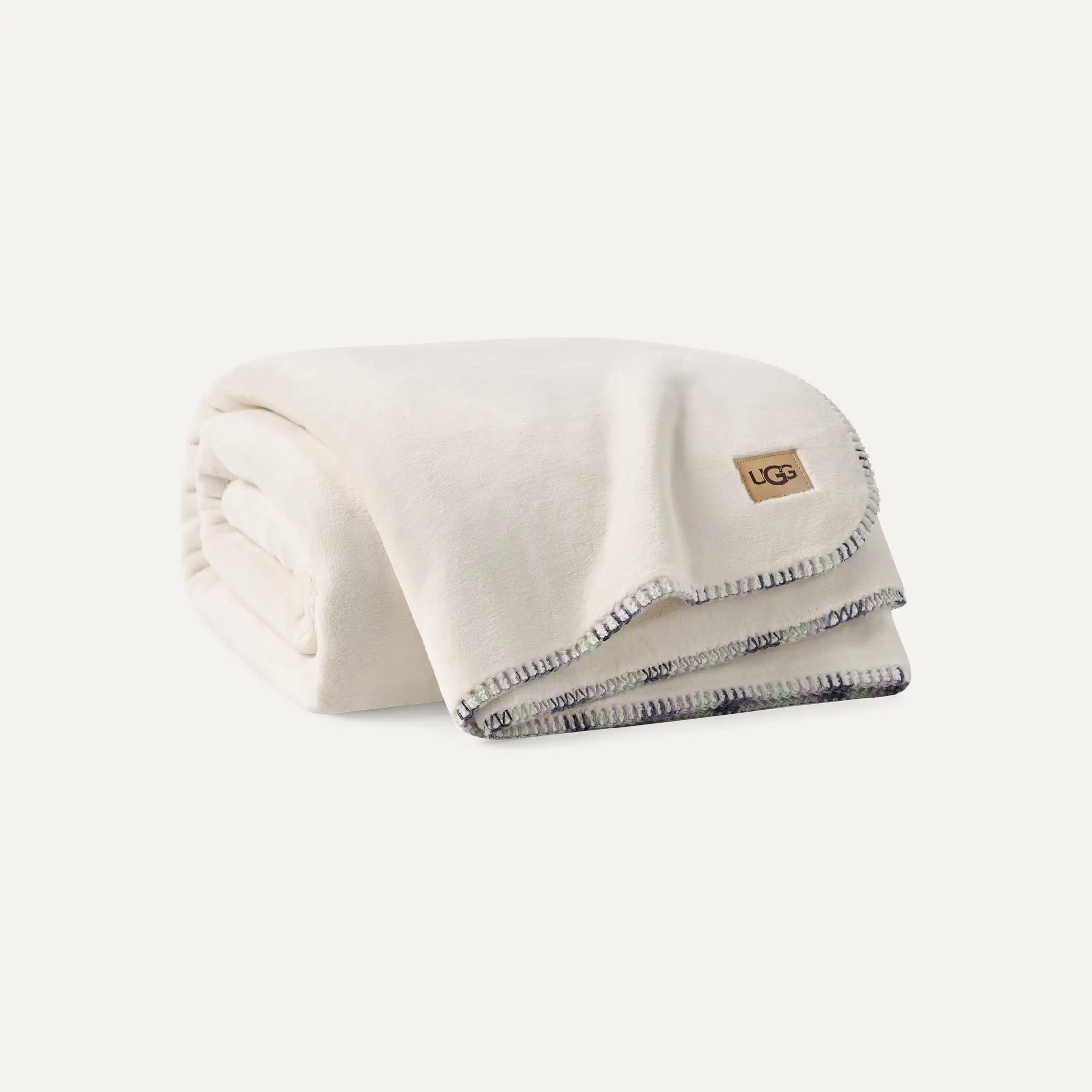 Home Color Stitch Coco Throw 50"x70" - SNOW