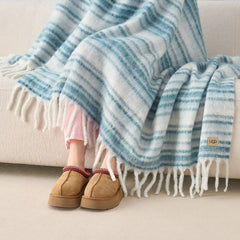 Home Joana Throw 50"x70" - MISTY GREEN / SALTWATER