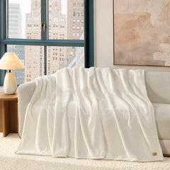 Home Cynthia XL Throw 90"x92" - SNOW