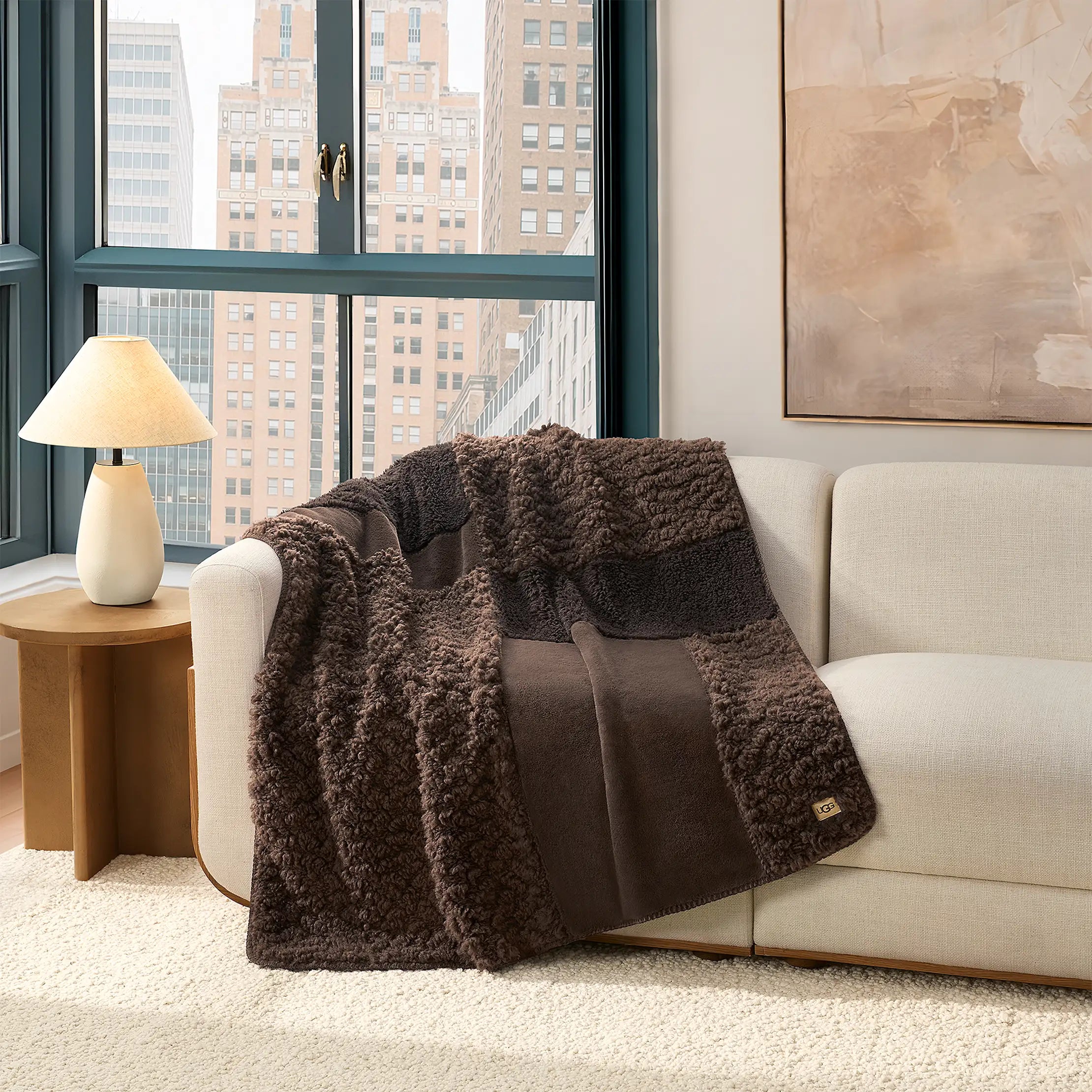 Home Harlan Throw 50"x70" - BURNT CEDAR