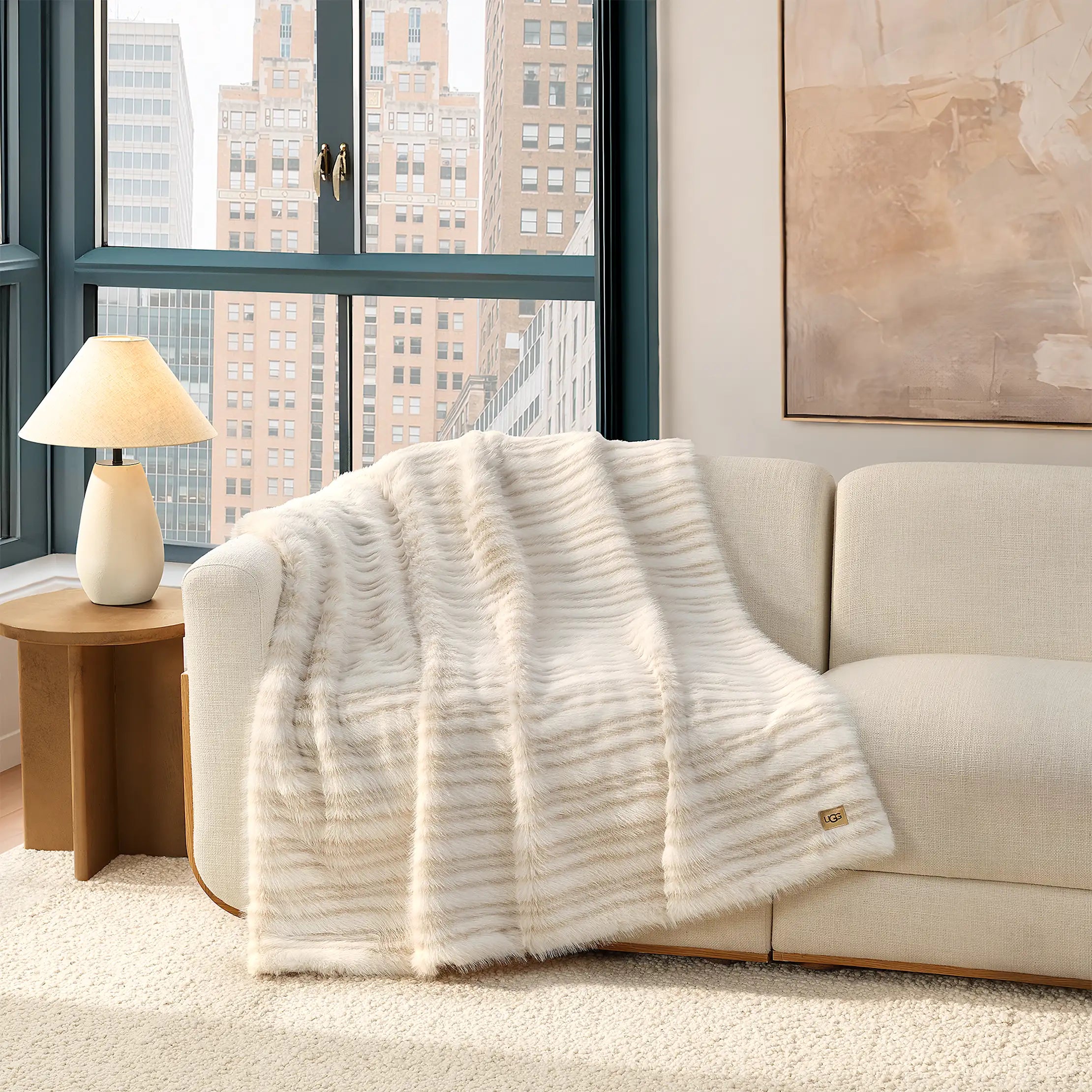 Home Petra Throw 50"x70" - SNOW