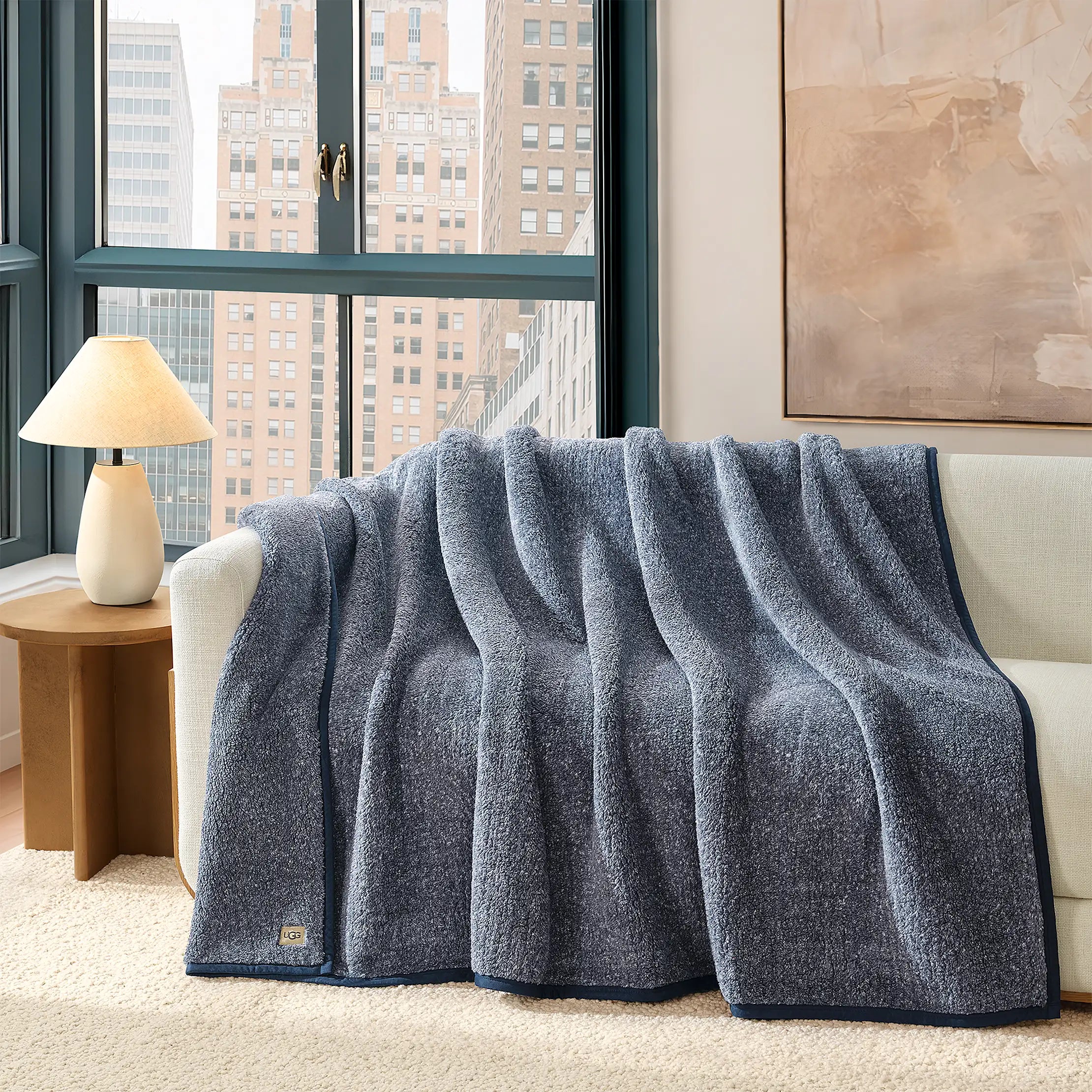 Home ClassicUGGfluff XL Throw 90x92 - OCEAN