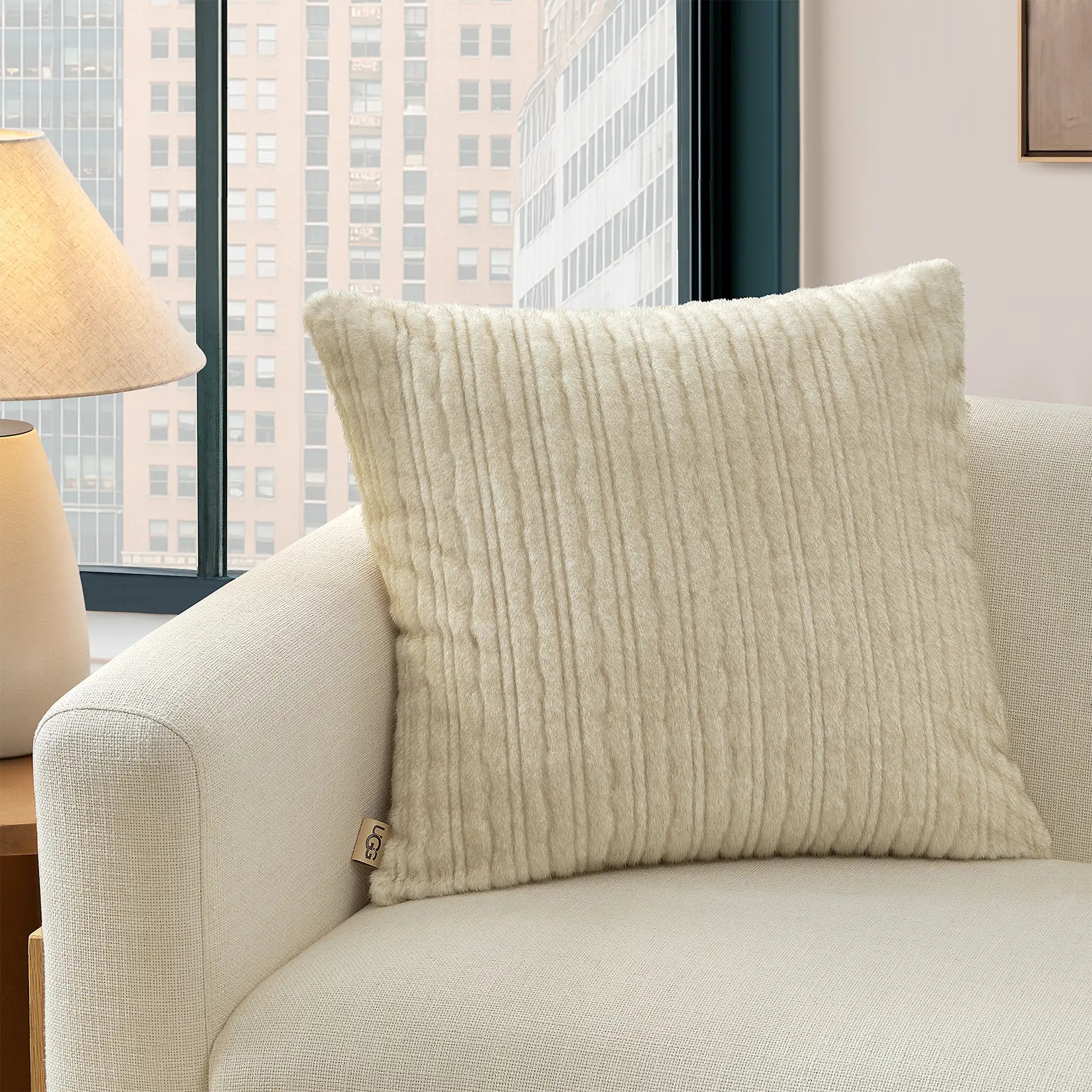 Home Jennis Pillow 24"x24" - SNOW