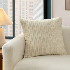 Home Jennis Pillow 24"x24" - SNOW