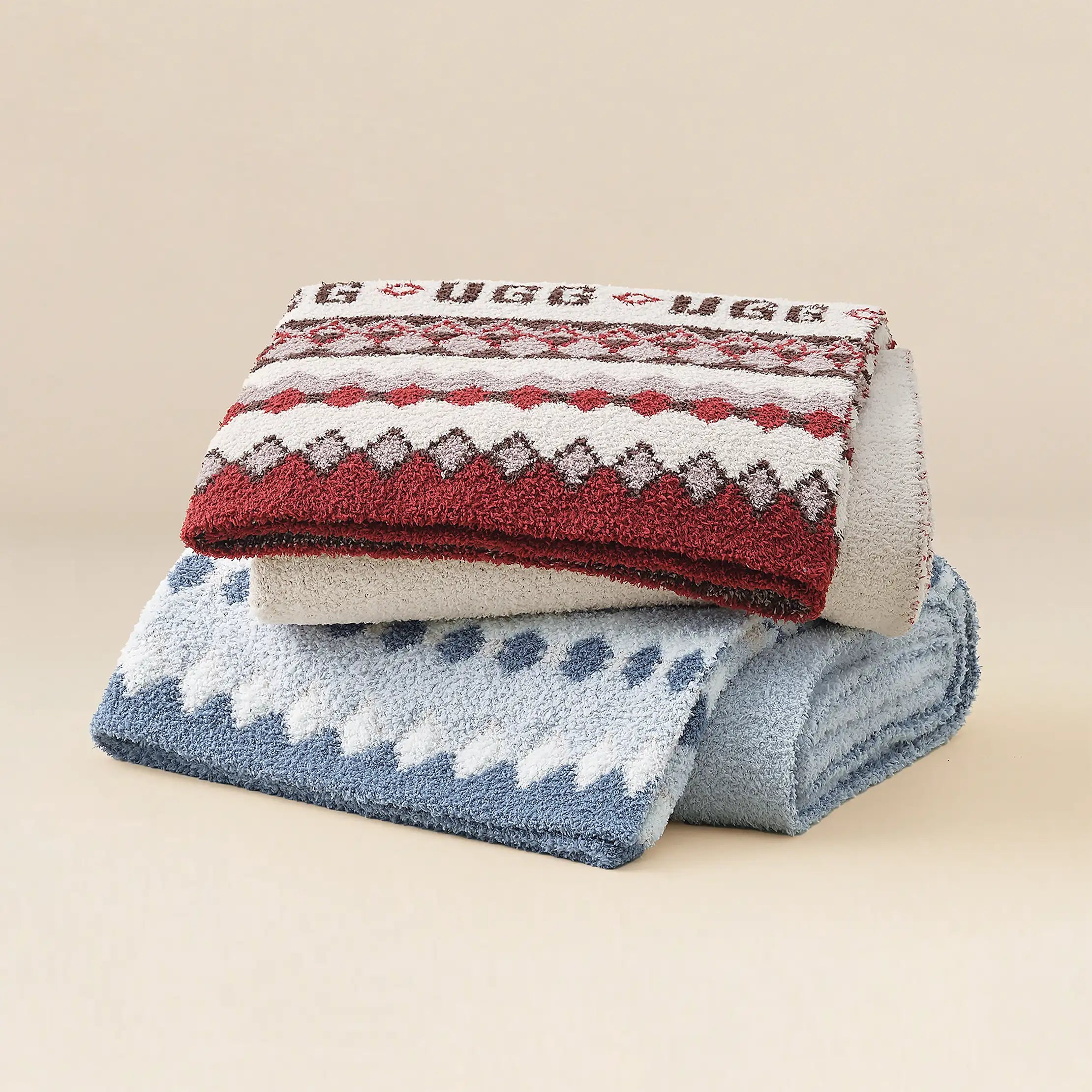 Home Polaris UGGisle Throw 50"x70" - CREAM
