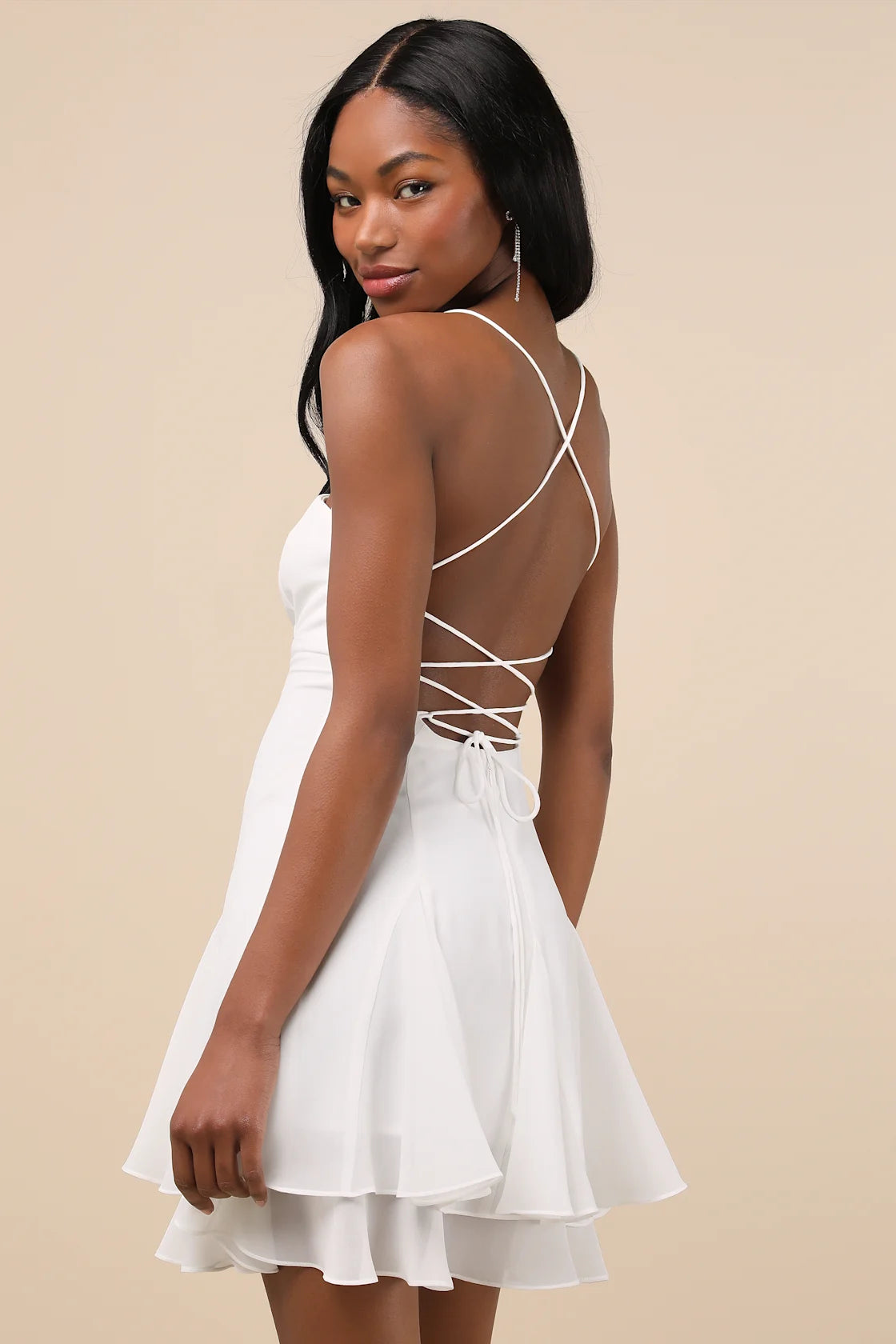 Perfected Sweetness Green Pleated Tiered Mini Dress