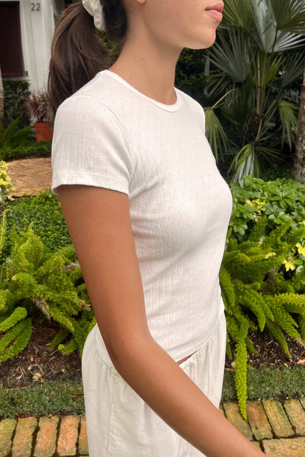 Hailie Eyelet Top