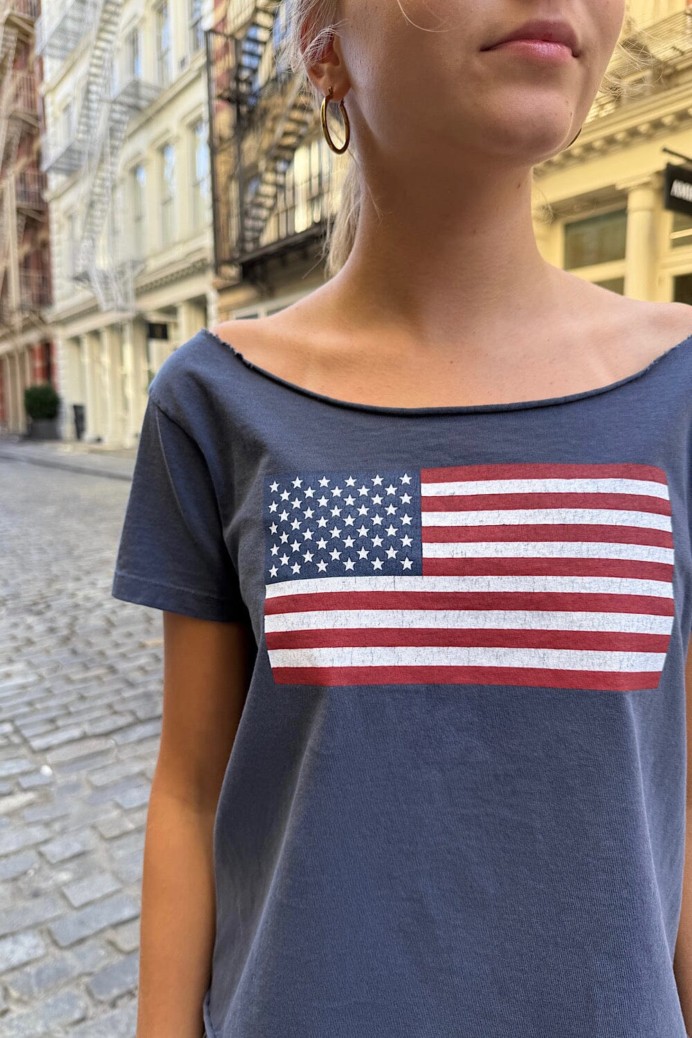 Robyn American Flag Top